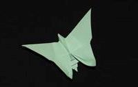 Оригами схема бабочки (автор С. Вебер)