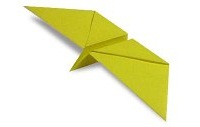 Оригами схема летящей бабочки