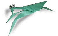Оригами схема богомола
