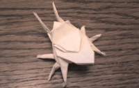 Оригами схема жука (автор М. Англада)