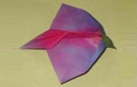 Оригами схема птицы в полете