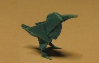 Оригами схема ворона