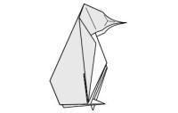 Оригами схема пингвина