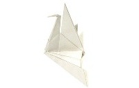 Оригами схема журавля