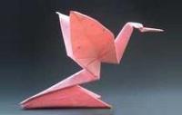 Оригами схема взлетающего журавля