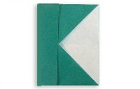 Оригами схема буквы K