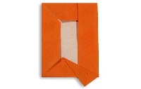 Оригами схема буквы Q