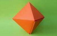 Оригами схема октаэдра
