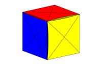 Оригами схема куба