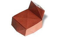 Оригами схема стула