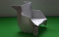 Оригами схема кресла-качалки
