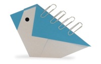 Оригами схема держателя для скрепок