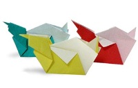 Оригами схема подставки - уточки