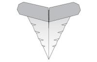 Оригами схема акульего зуба