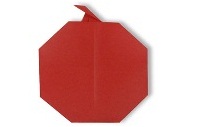 Оригами схема яблока