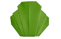 Оригами схема капусты