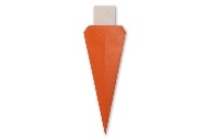 Оригами схема моркови