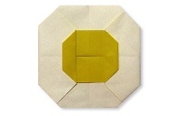 Оригами схема яичницы