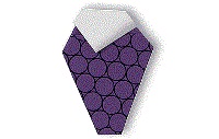 Оригами схема винограда