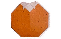 Оригами схема хурмы