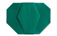 Оригами схема тыквы