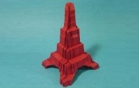 Оригами схема Эйфелевой башни