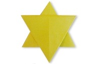 Оригами схема шестиконечной звезды