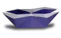 Оригами схема двухместной лодки