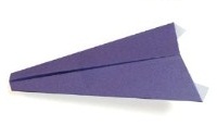 Оригами схема бумажного самолета 2