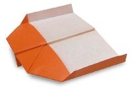 Оригами схема бумажного самолета 4