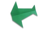 Оригами схема бумажного самолета 8
