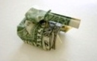 Оригами схема танка из денег