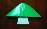 Оригами схема гриба
