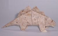 Оригами схема детеныша стегозавра