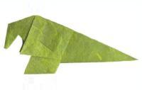 Оригами схема тираннозавра