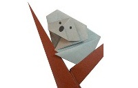 Оригами схема коалы