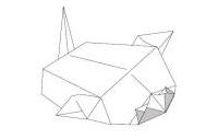 Оригами схема мышки-гонщика