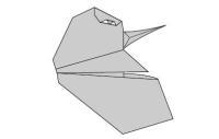 Оригами схема головы пингвина