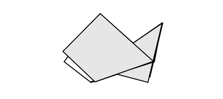 Оригами схема рыбки (автор М. Киршенбаум)