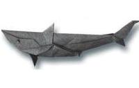Оригами схема акулы