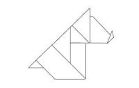 Оригами схема домашнего пса